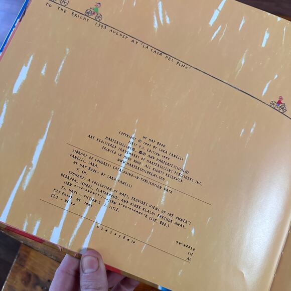 Vintage 1995 My Map Book Hardcover Book - Picture 3 of 8